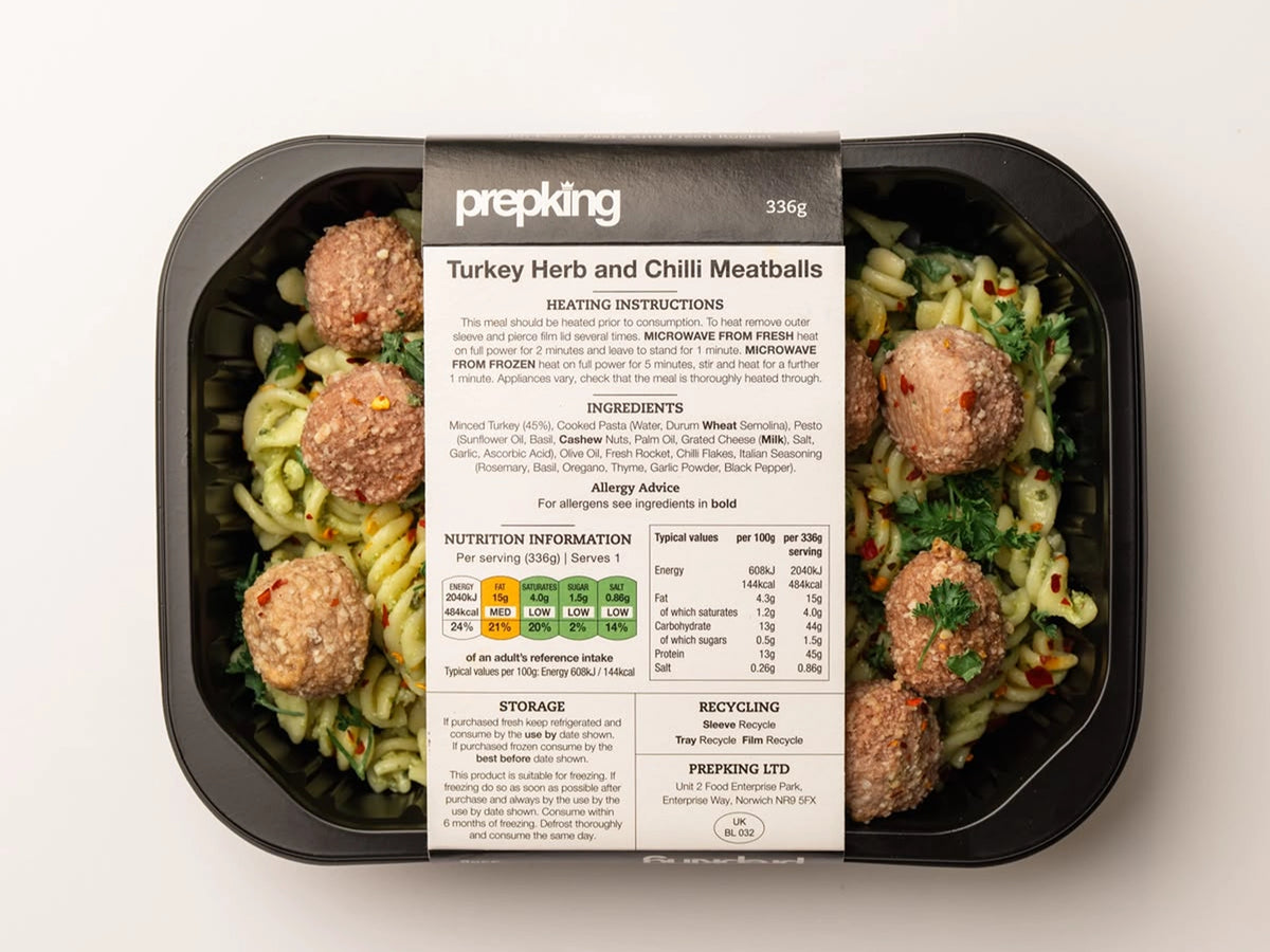 Turkey Herb and Chilli Meatballs
