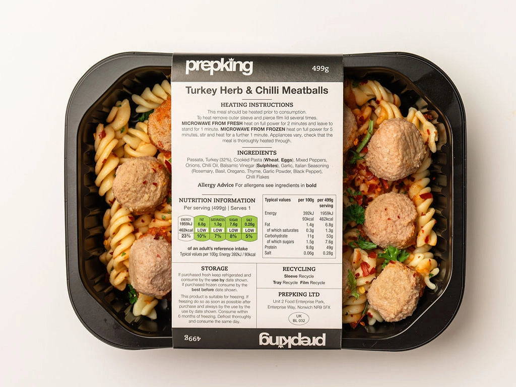 Turkey Herb and Chilli Meatballs