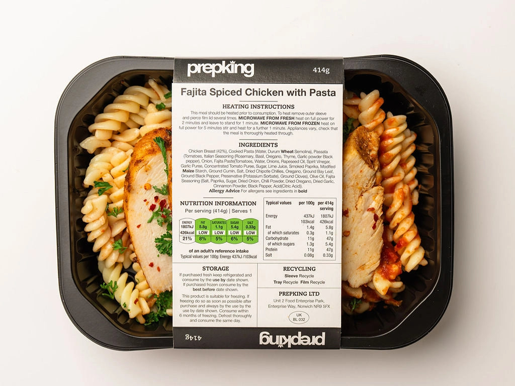 Fajita Spiced Chicken with Pasta
